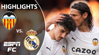 Valencia vs Real Madrid  LaLiga Highlights  ESPN FC [upl. by Nalliuq]