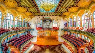 A Walking Tour of The Palau de la Música Catalana Barcelona [upl. by Ydissahc447]