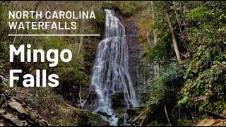 MINGO FALLS in Cherokee North Carolina  North Carolina Waterfalls  Smoky Mountain Waterfalls [upl. by Tawsha384]