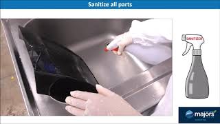 General Cleaning Procedure  Carpigiani 161 GSP [upl. by Fulvia]