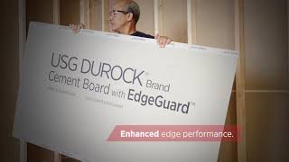 Introducing USG Durock® Brand Cement Board with EdgeGuard™ [upl. by Savill]