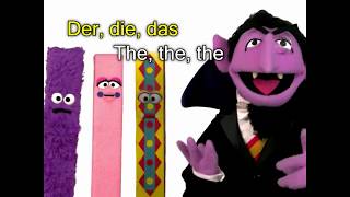 Sesame Street Der Die Das German and English subtitles [upl. by Tremml193]