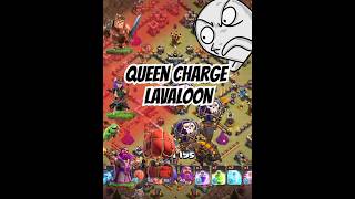 Easy CWL Queen Charge Lavaloon coc clashofclans [upl. by Rawdon445]