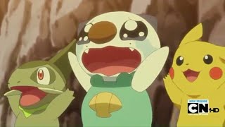 Oshawott crying amp saying goodbye to Meloetta  Pokemon BW Rival Destinies Season Finale [upl. by Valda]