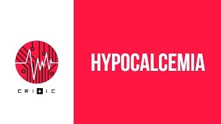 Hypocalcemia  a short outline [upl. by Ive]