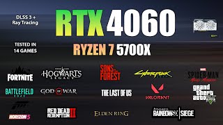 RTX 4060  Ryzen 7 5700X  Test in 14 Games  RTX 4060 Gaming Test [upl. by Lewak59]