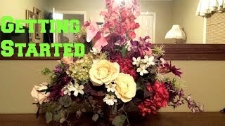 Getting Started with a Silk Floral Arrangement [upl. by Jahdol]