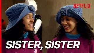 Sister Sister First Ever Scene  Tia Meets Tamera At The Mall [upl. by Akerahs39]