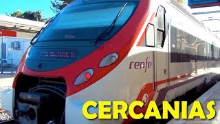 Commuter Trains  Cercanias Malaga RENFE Spanish Rail Travel [upl. by Aradnahc122]