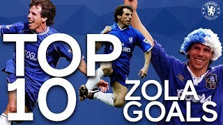 Top 10 Gianfranco Zola Goals  Chelsea Tops [upl. by Notxam116]