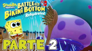 ¡BOB ESPONJA vs REY MEDUSA  PARTE 2  BOB ESPONJA BATTLE FOR BIKINI BOTTOM  REHYDRATED SWITCH [upl. by Matlick]