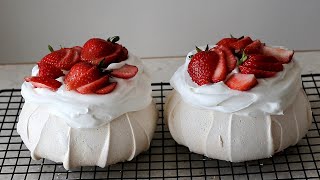 How to make meringue cake pavlovaseasy recipe [upl. by Ardisi]