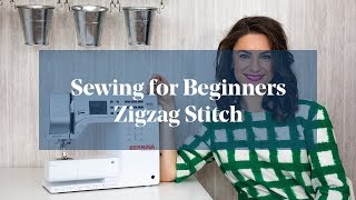 How To Zigzag Stitch Sewing for Beginners [upl. by Apilef]