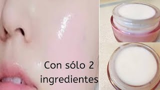 como hacer crema de arroz coreana para la cara hecho en casa [upl. by Ennairoc]