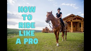 HOW TO RIDE A HORSE WESTERN BEGINNERS TRAIL RIDING GUIDE [upl. by Mcdermott]