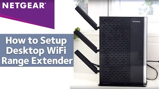 How to Setup NETGEAR Desktop WiFi Range Extender [upl. by Enilaf]